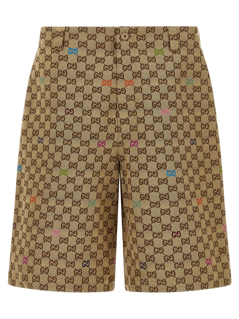 Gucci Multicolor Fil Coupé Bermuda Shorts Variant 1 | Urbalenti™ NYC