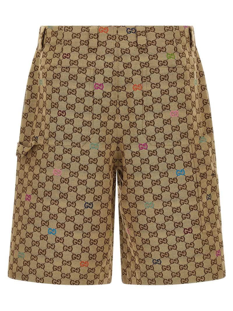 Gucci Multicolor Fil Coupé Bermuda Shorts Variant 1 | Urbalenti™ NYC