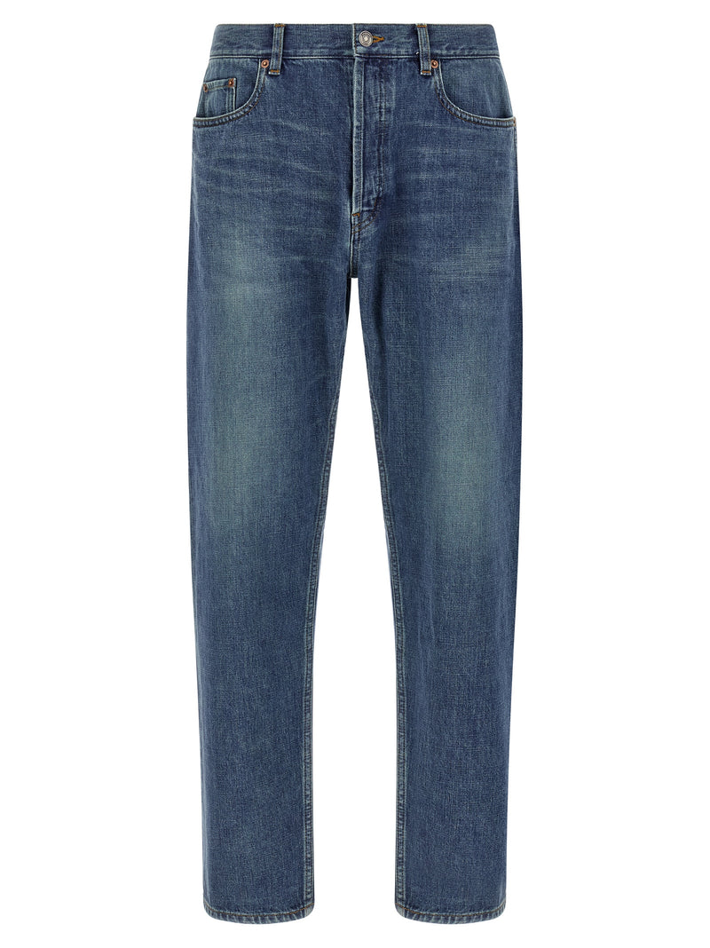 Saint Laurent Mick Jeans - Cotton Straight Leg - Style WC4432 | Urbalent... | Urbalenti™ NYC
