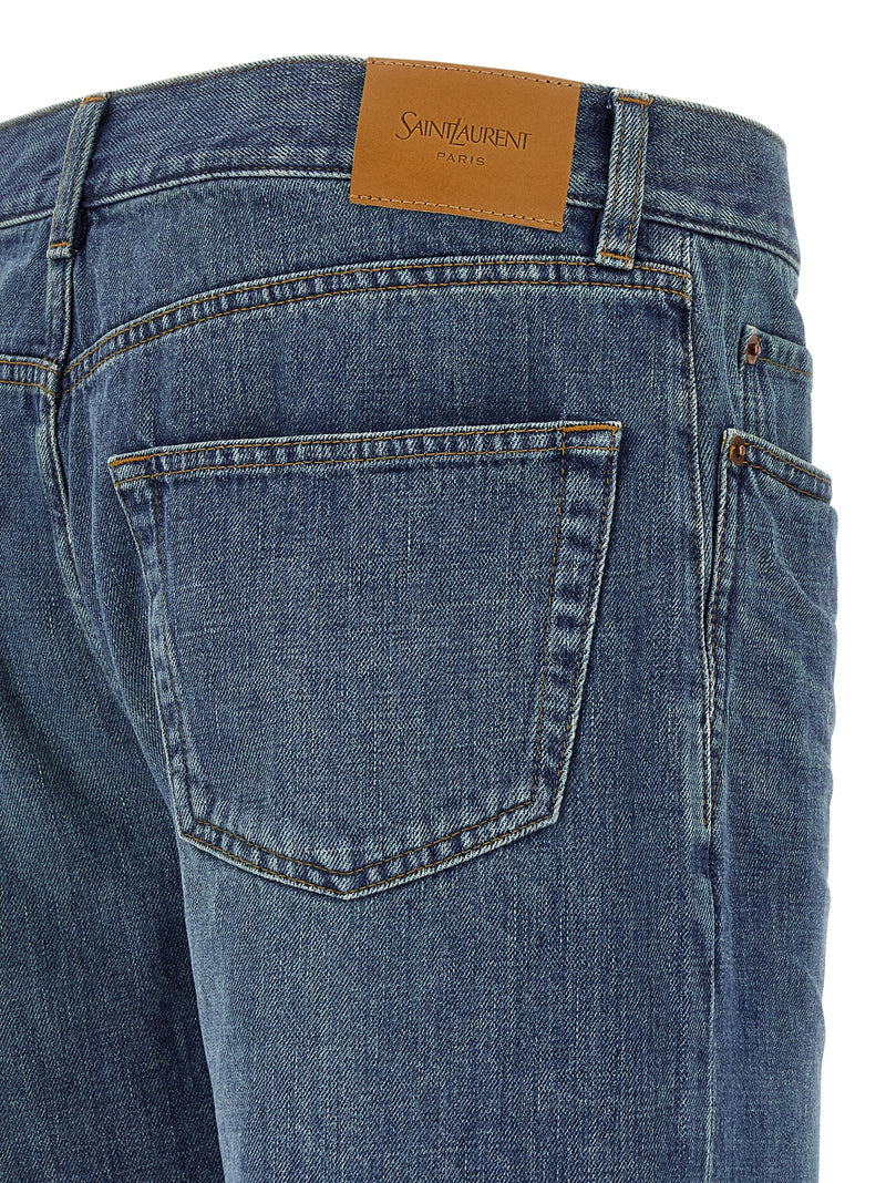 Saint Laurent Mick Jeans - Cotton Straight Leg - Style WC4432 | Urbalent... | Urbalenti™ NYC