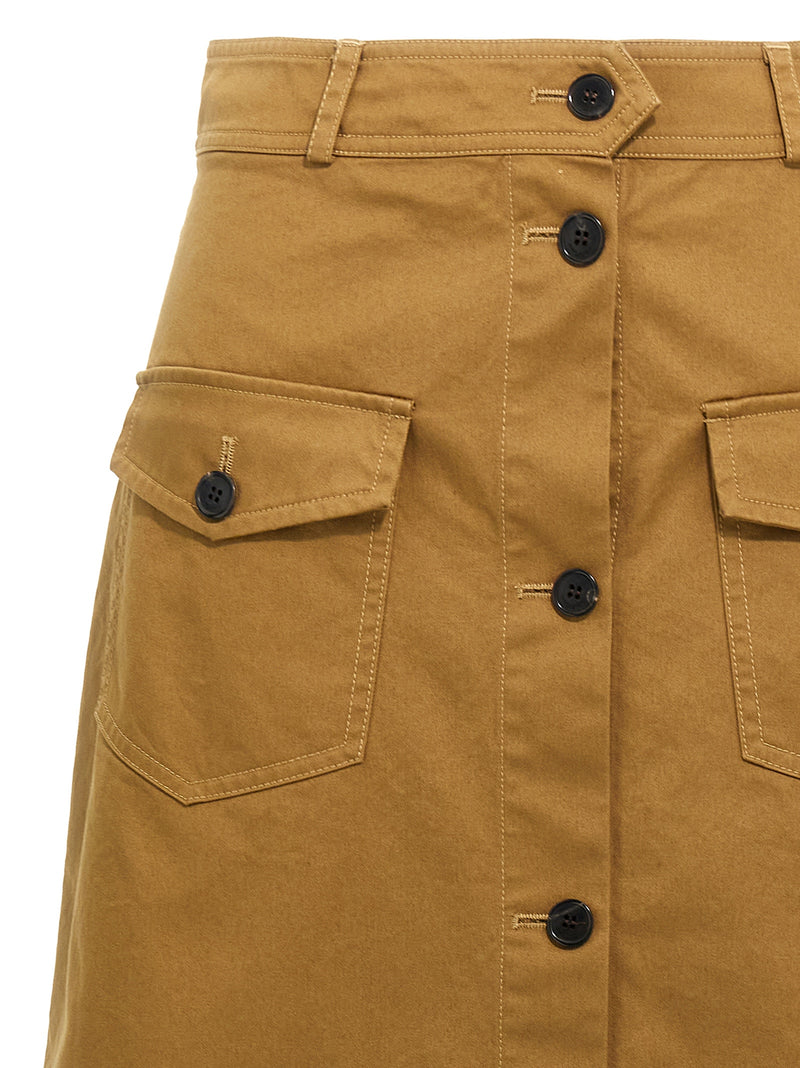 Saint Laurent Midi Skirt | Urbalenti™ NYC