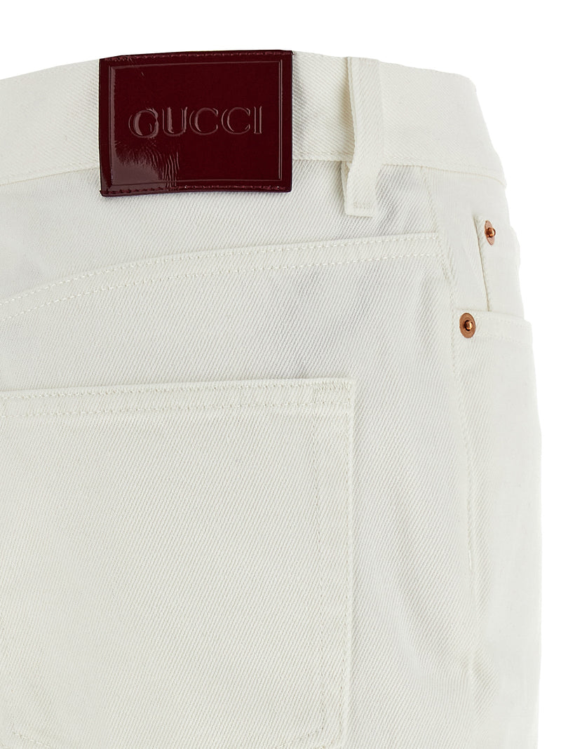 Gucci Cropped Jeans | Urbalenti™ NYC