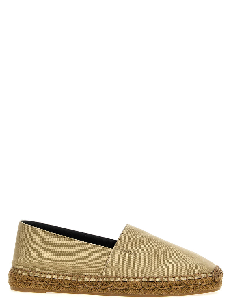 Saint Laurent Logo Embroidery Espadrilles | Urbalenti™ NYC