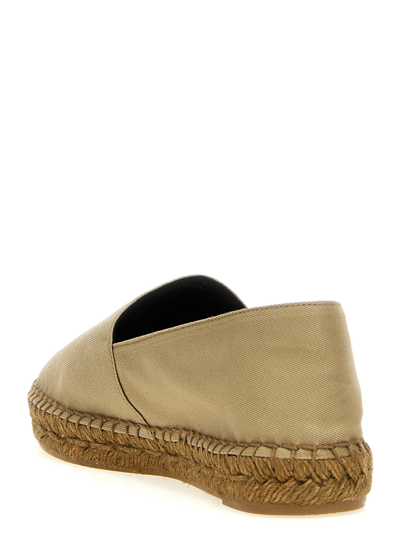 Saint Laurent Logo Embroidery Espadrilles | Urbalenti™ NYC