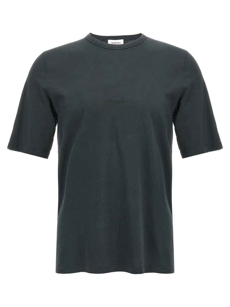 Saint Laurent Saint Laurent Logo Embroidery T-shirt