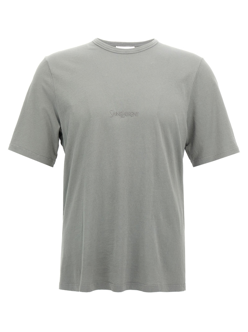 Saint Laurent Saint Laurent Logo Embroidery T-shirt