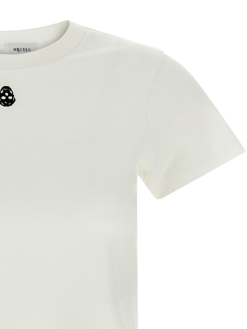 Alexander McQueen Skull T-Shirt - Cotton Embroidered - Style EH9000 | Ur... | Urbalenti™ NYC
