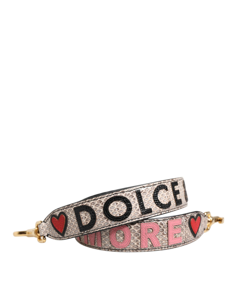 Alça de ombro acessória Dolce & Gabbana com aplique DG AMORE multicolorido