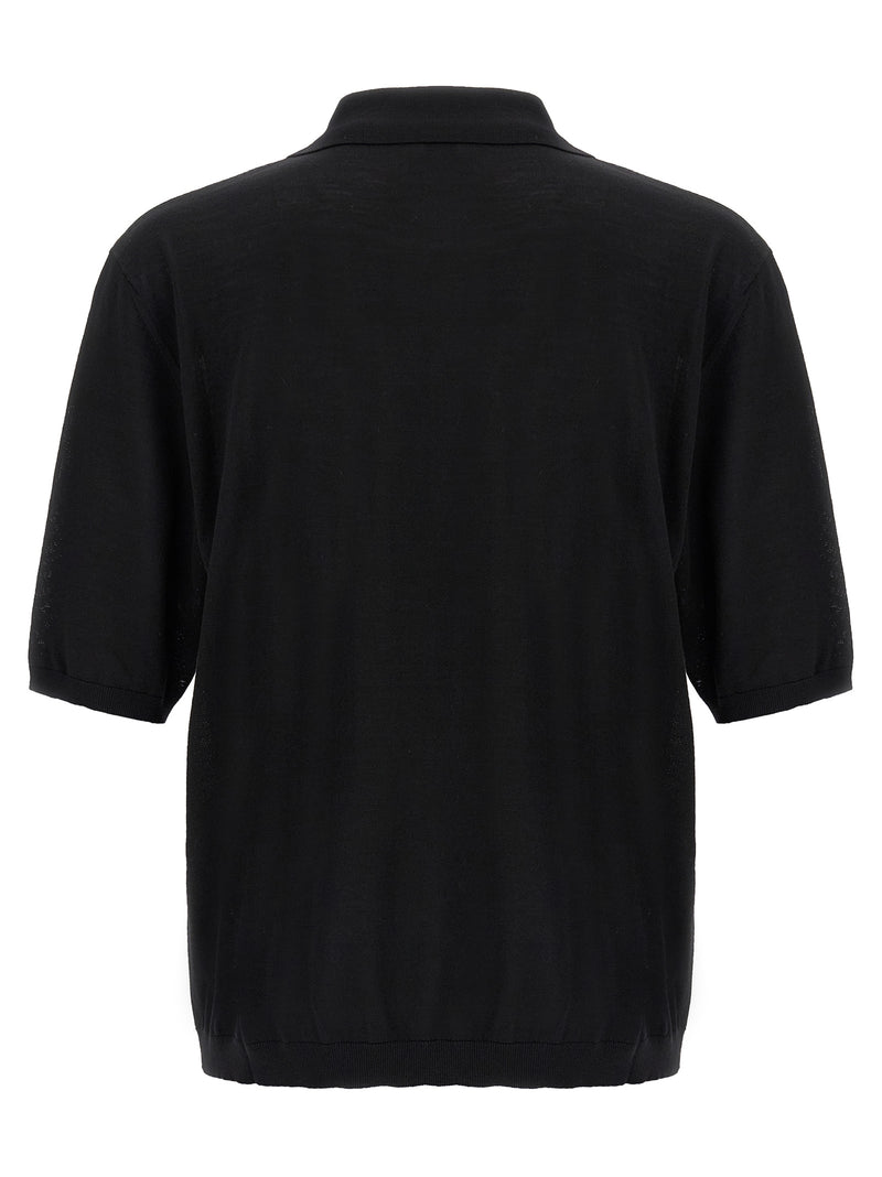 Saint Laurent Wool Polo Shirt | Urbalenti™ NYC