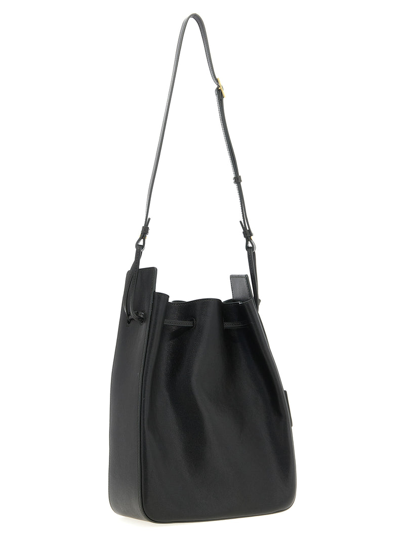Saint Laurent Saint Laurent Large Leather Bucket Bag