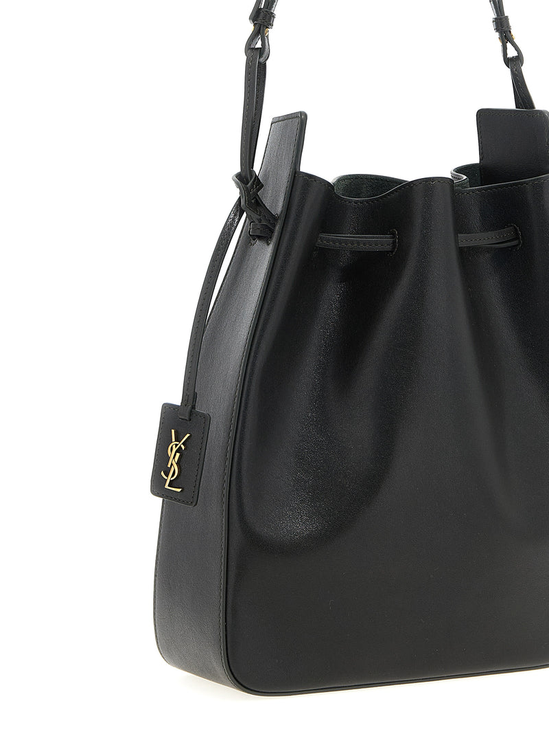 Saint Laurent Saint Laurent Large Leather Bucket Bag
