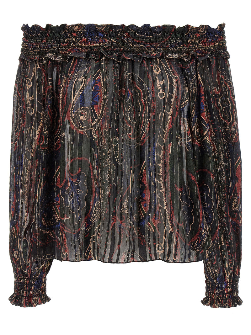 Saint Laurent Saint Laurent Smock Stitch Blouse