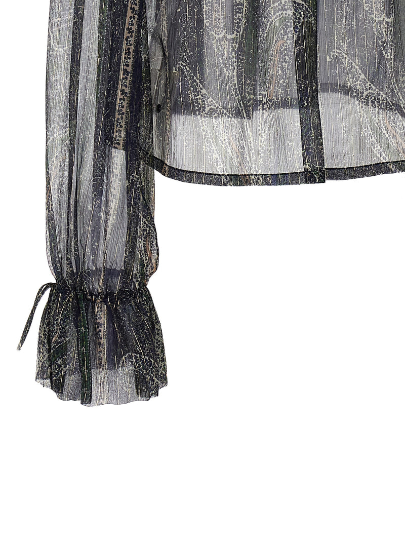 Saint Laurent Saint Laurent Lurex Blouse
