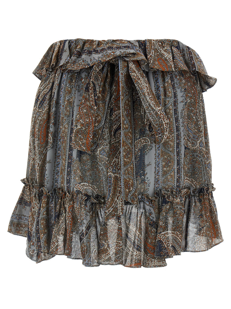 Saint Laurent Saint Laurent All Over Print Skirt