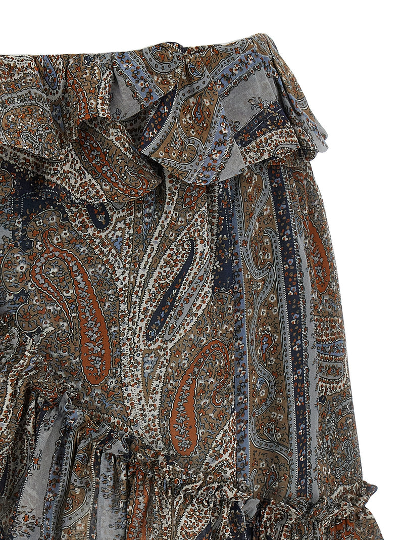 Saint Laurent Saint Laurent All Over Print Skirt