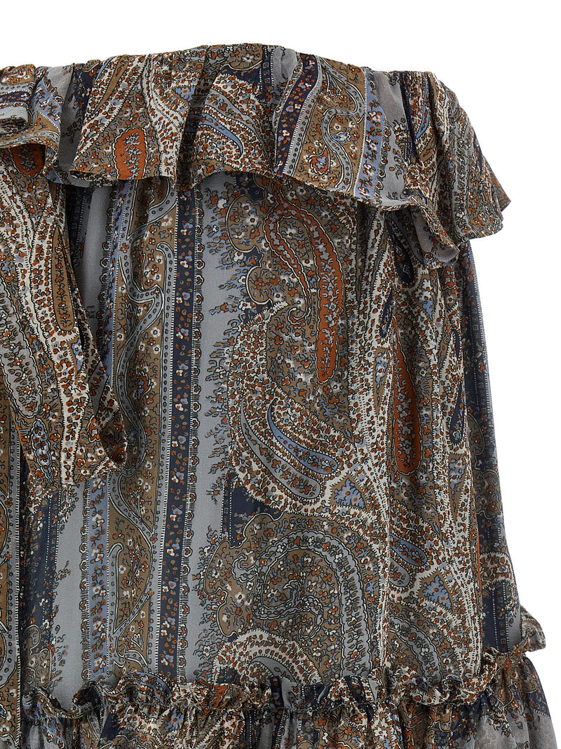 Saint Laurent Saint Laurent All Over Print Skirt