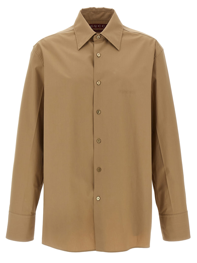 Gucci Embossed Logo Shirt | Urbalenti™ NYC