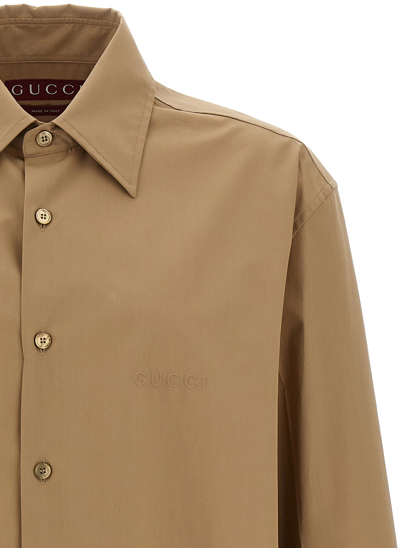 Gucci Embossed Logo Shirt | Urbalenti™ NYC