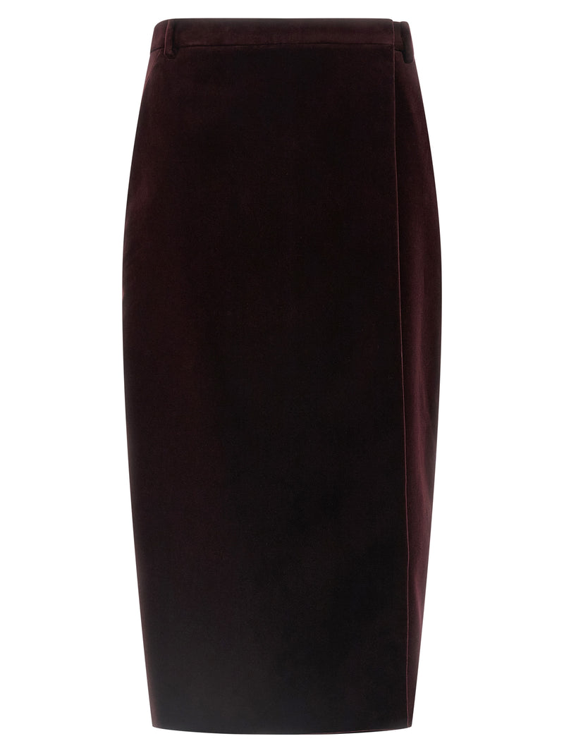 Saint Laurent Saint Laurent Velvet Skirt