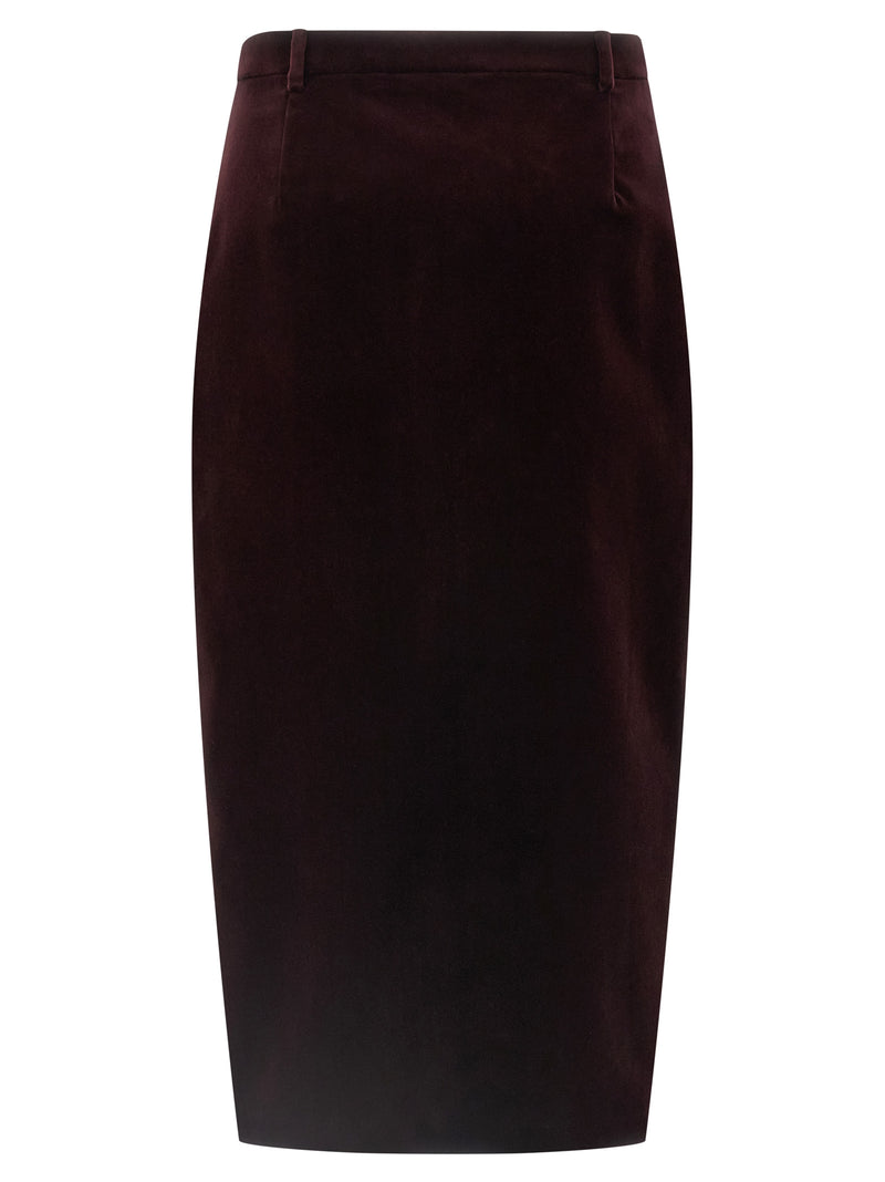 Saint Laurent Saint Laurent Velvet Skirt