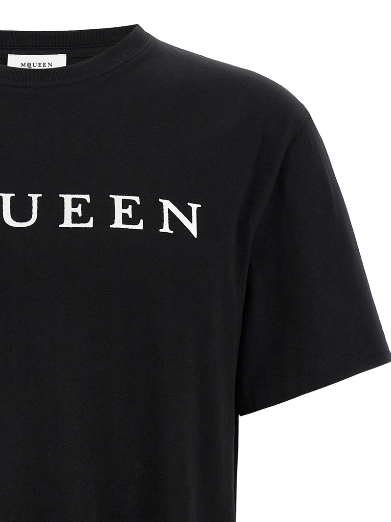 Alexander McQueen Flocked Mcqueen T-shirt | Urbalenti™ NYC
