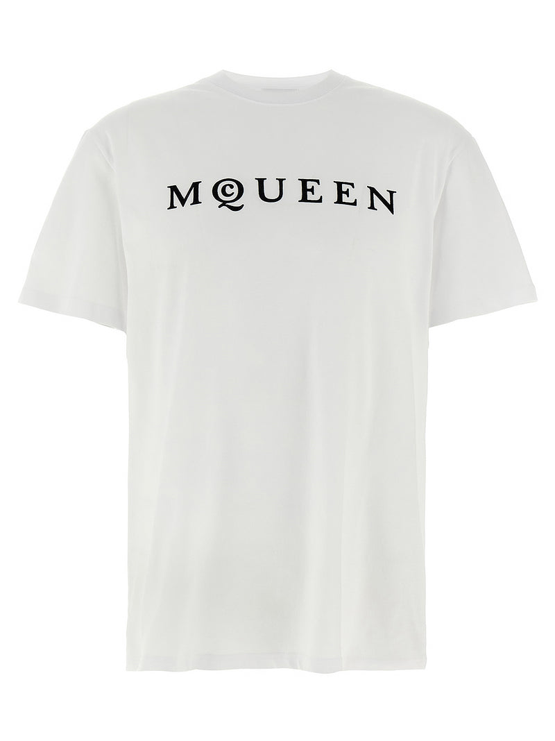 Alexander McQueen Flocked Mcqueen T-shirt | Urbalenti™ NYC