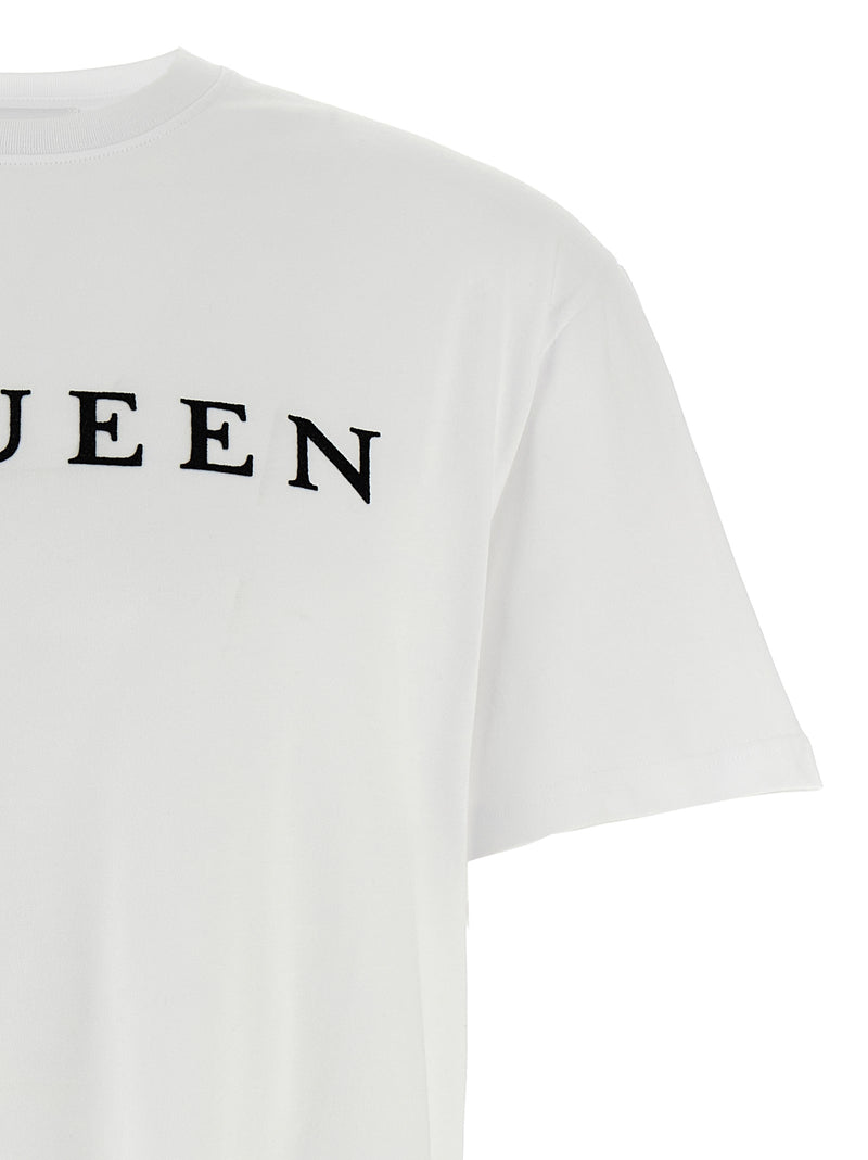 Alexander McQueen Flocked Mcqueen T-shirt | Urbalenti™ NYC