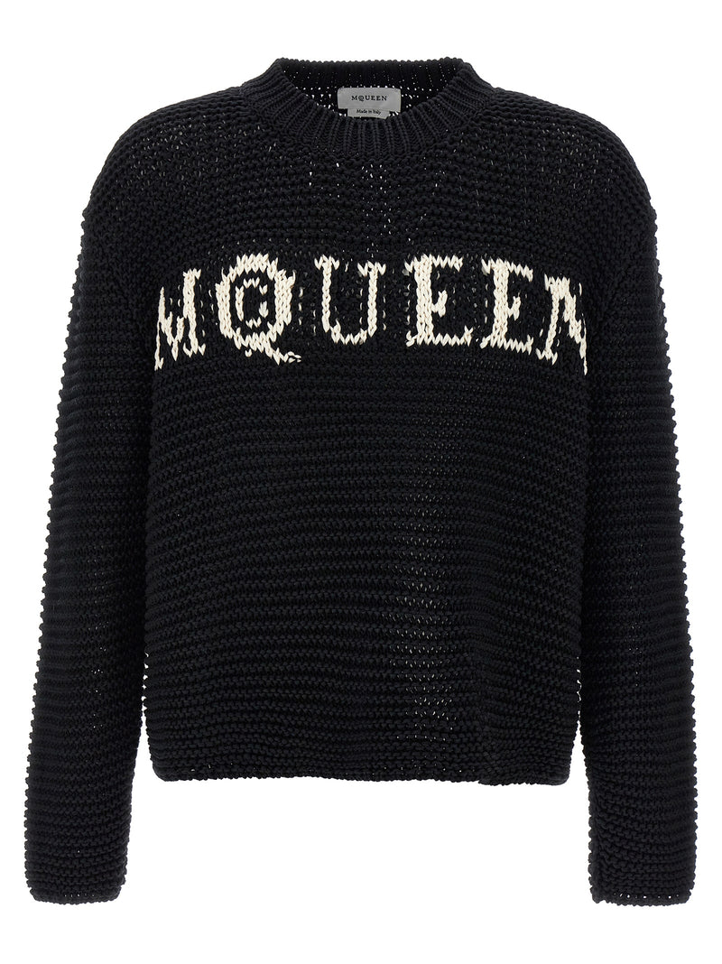 Alexander McQueen Suéter con Logo Alexander McQueen