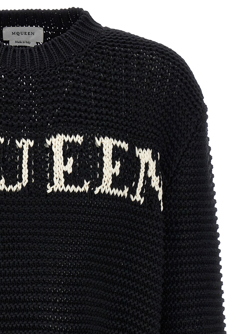 Alexander McQueen Suéter con Logo Alexander McQueen