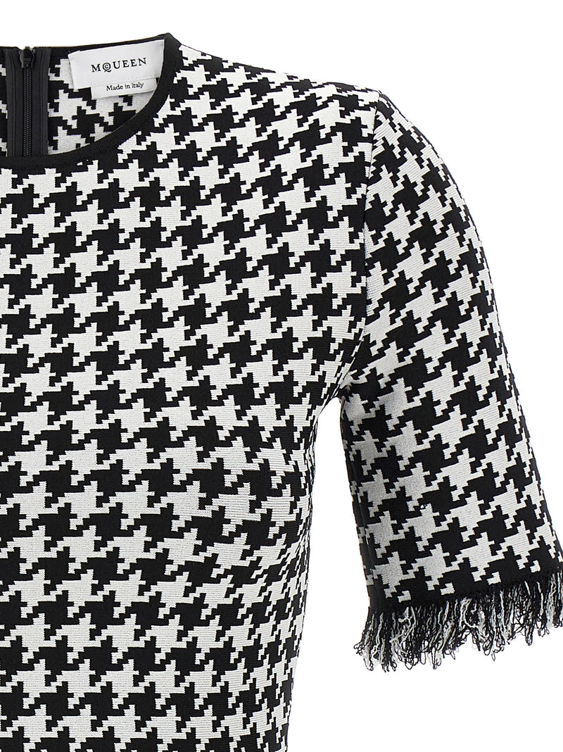 Alexander McQueen Alexander McQueen Houndstooth Dress