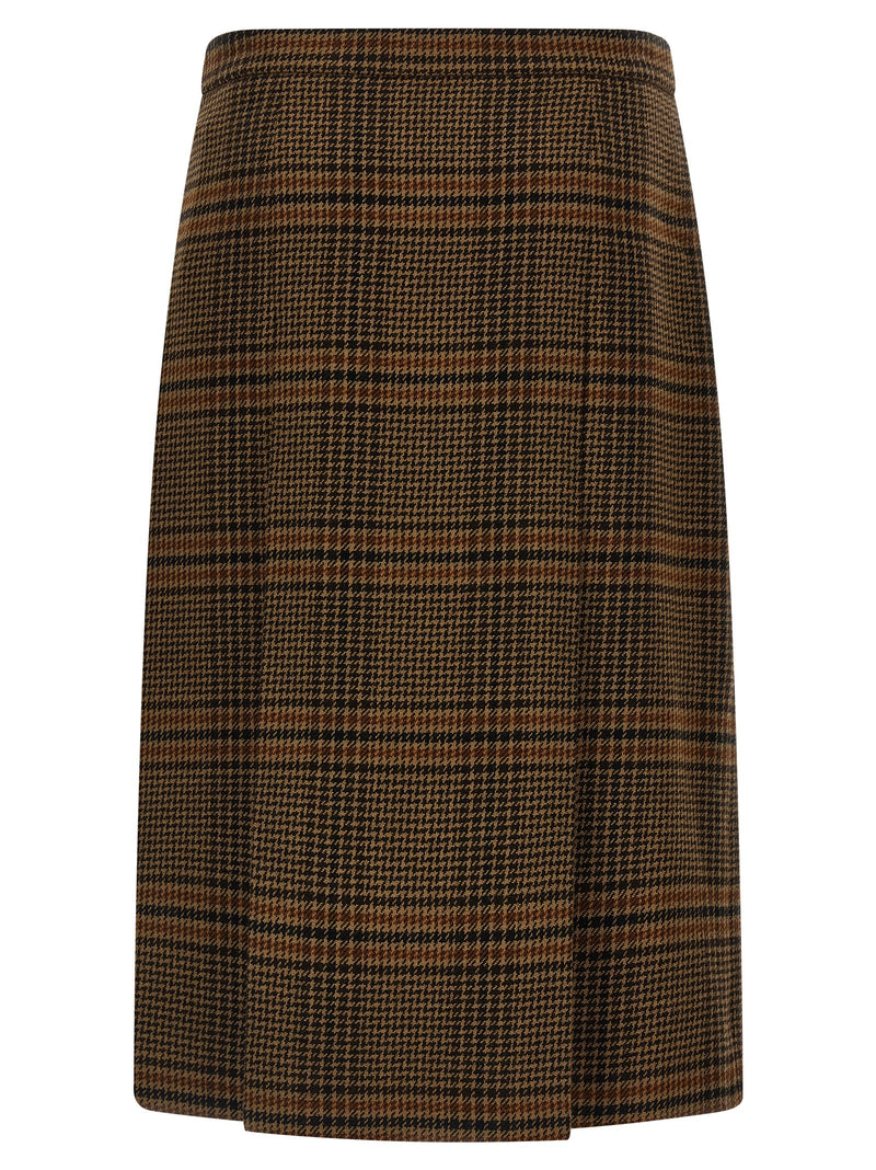 Saint Laurent Saint Laurent Prince Of Wales Skirt
