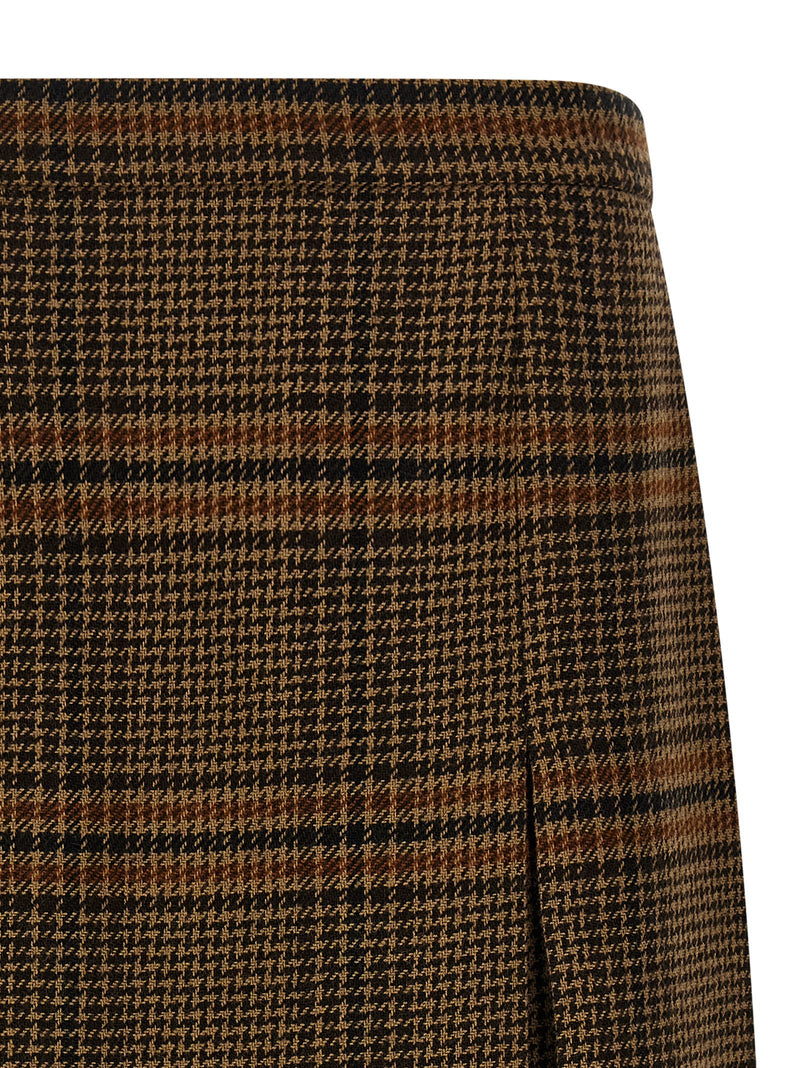 Saint Laurent Saint Laurent Prince Of Wales Skirt