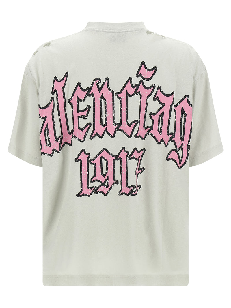 Balenciaga Balenciaga Blackletter Script T-shirt