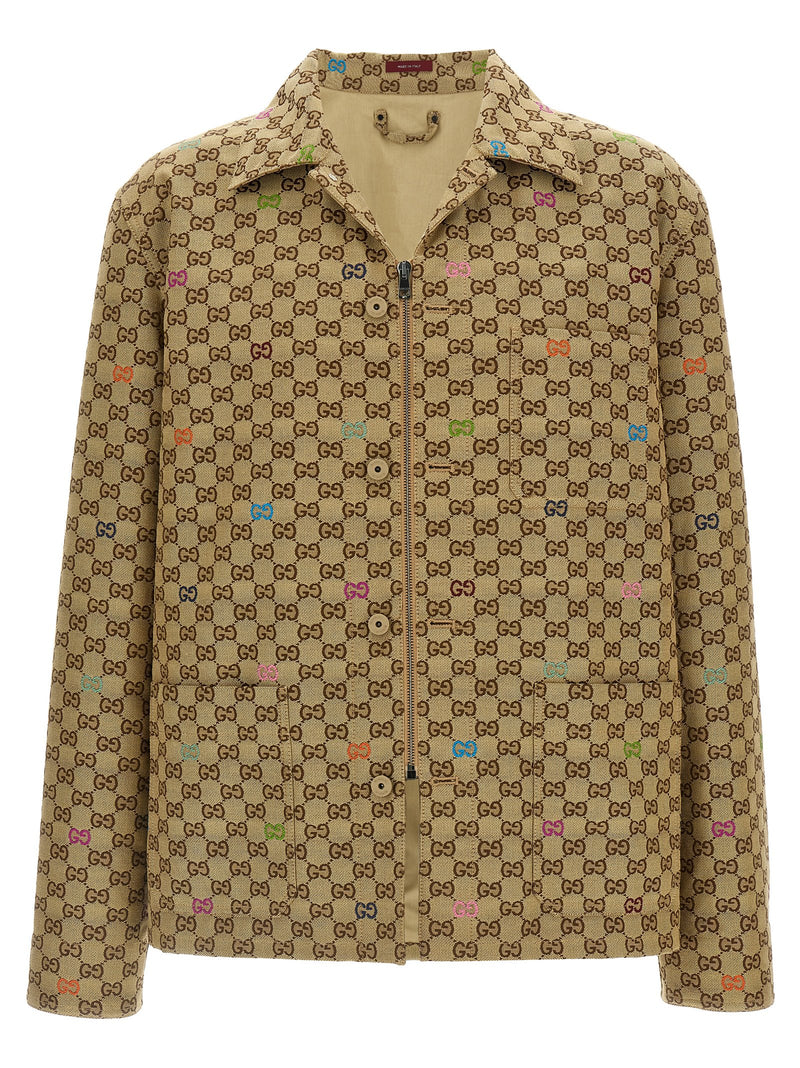 Gucci Multicolor Fil Coupe Jacket | Urbalenti™ NYC
