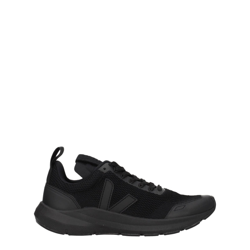 Veja Black Fabric Athletic Sneakers