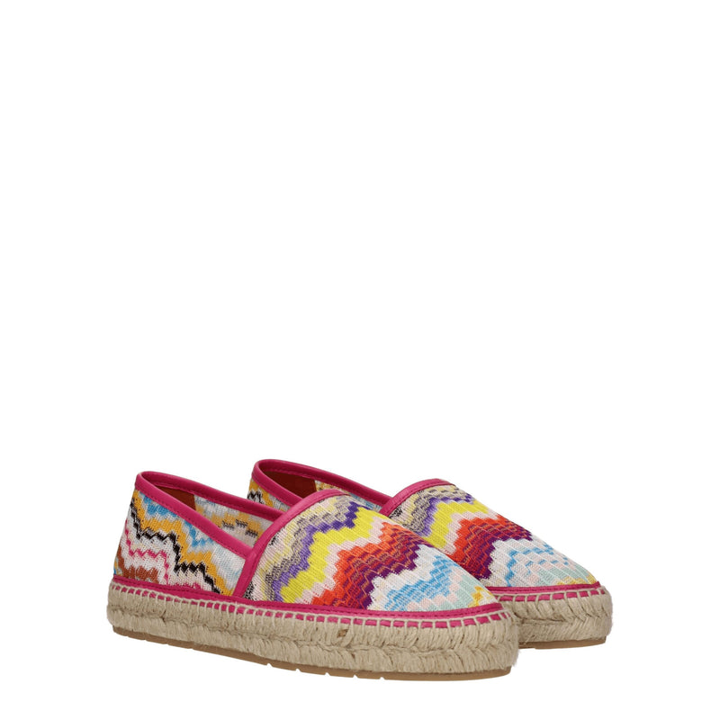 Espadrillas in tessuto multicolore Missoni
