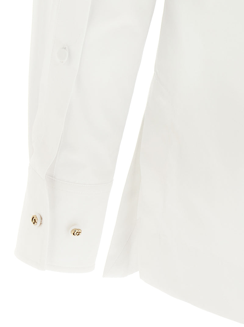 Gucci Gucci Double G Embroidery Shirt
