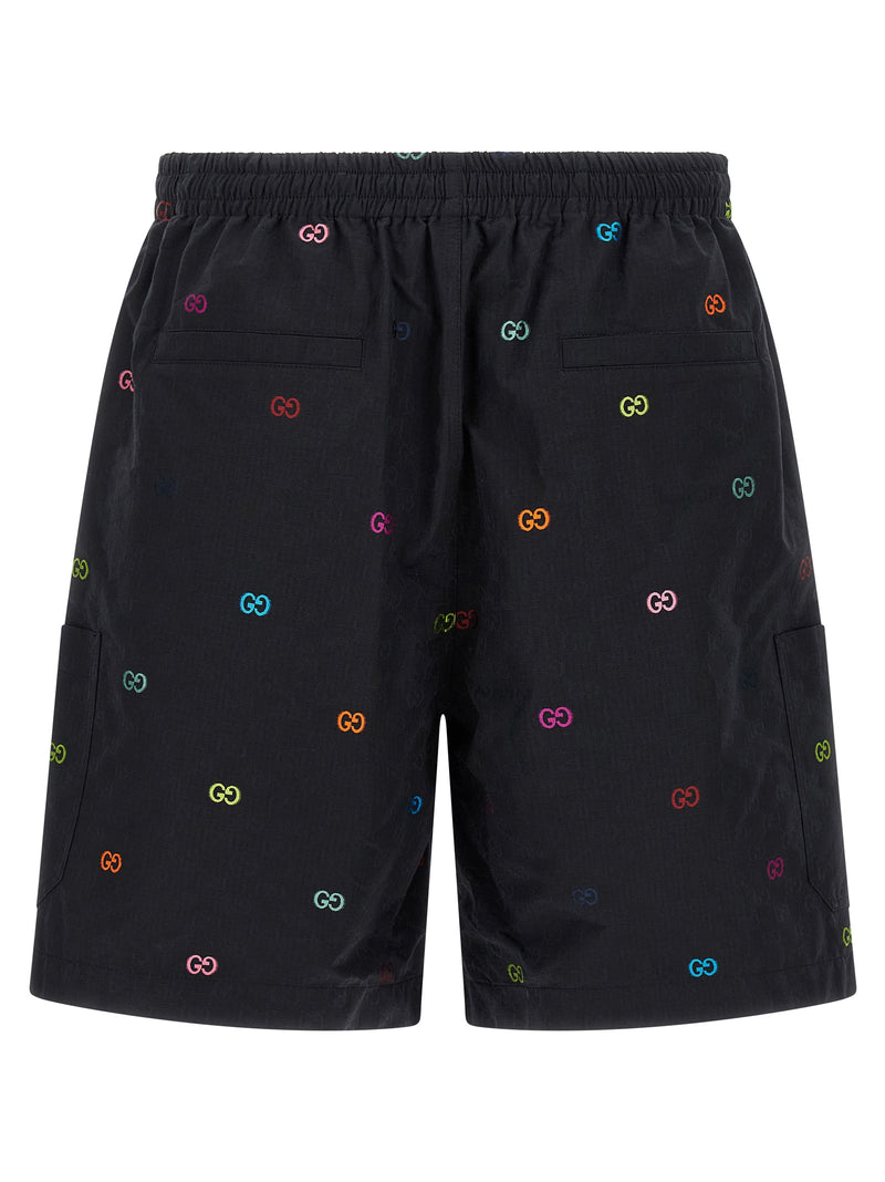 Gucci Multicolor Fil Coupé Bermuda Shorts Variant 2 | Urbalenti™ NYC