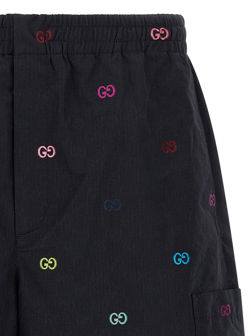 Gucci Multicolor Fil Coupé Bermuda Shorts Variant 2 | Urbalenti™ NYC