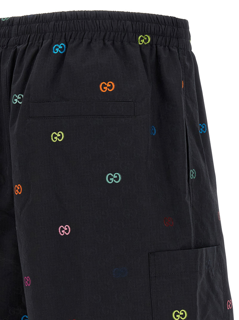 Gucci Multicolor Fil Coupé Bermuda Shorts Variant 2 | Urbalenti™ NYC