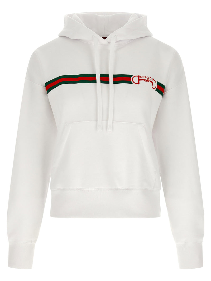 Gucci Morsetto Gucci Embroidery Hoodie | URBALENTI™ NYC
