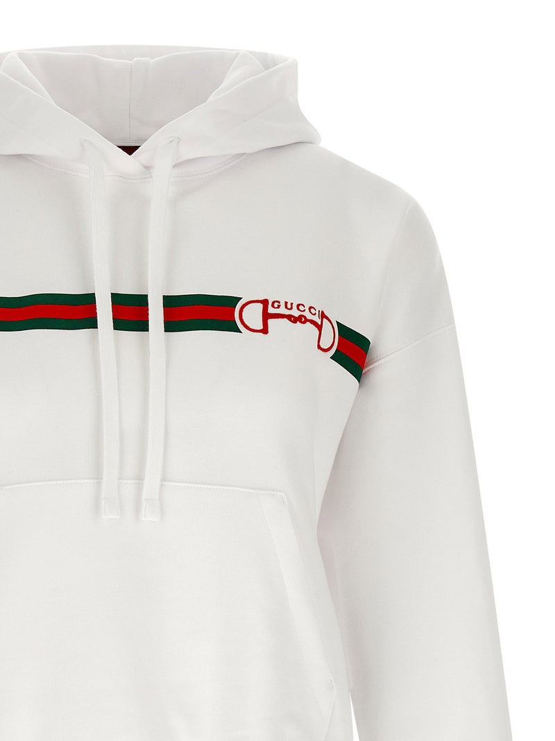 Gucci Morsetto Gucci Embroidery Hoodie | URBALENTI™ NYC