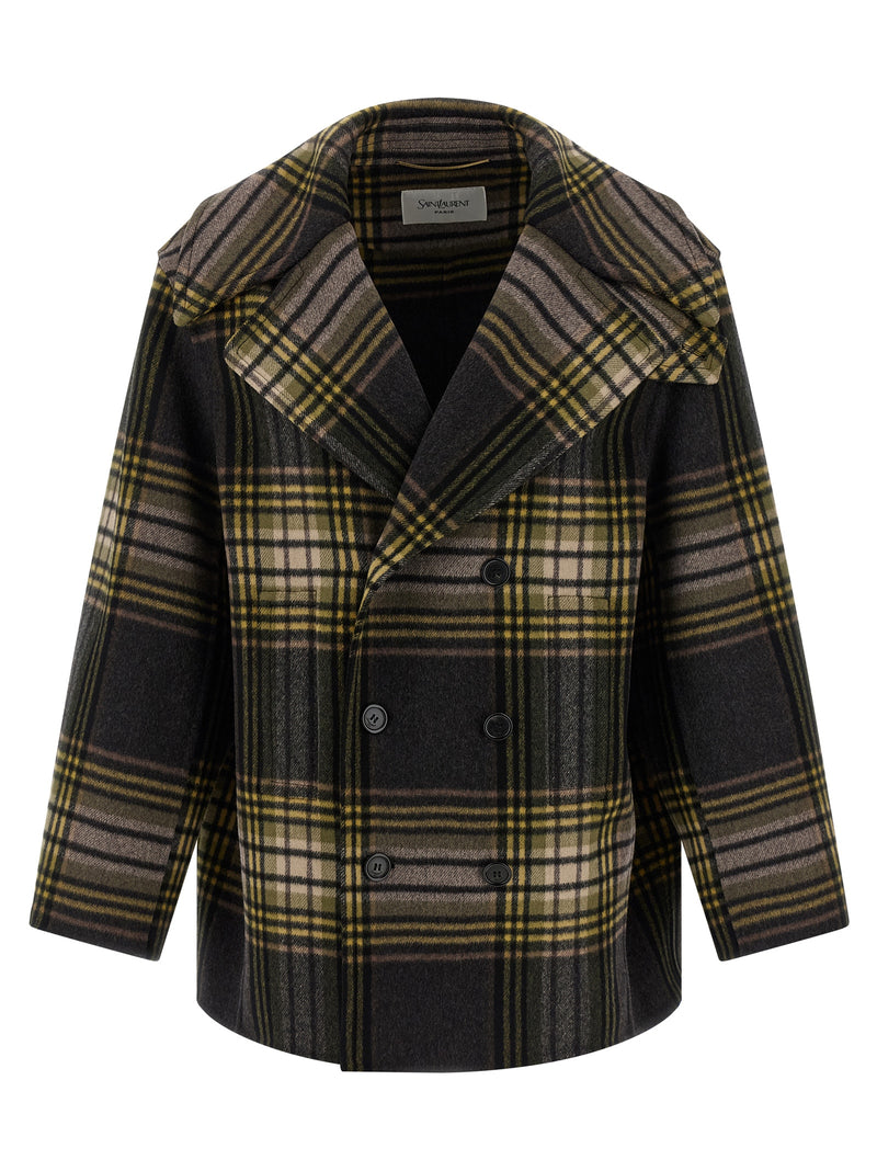 Saint Laurent Caban Coat | Urbalenti™ NYC