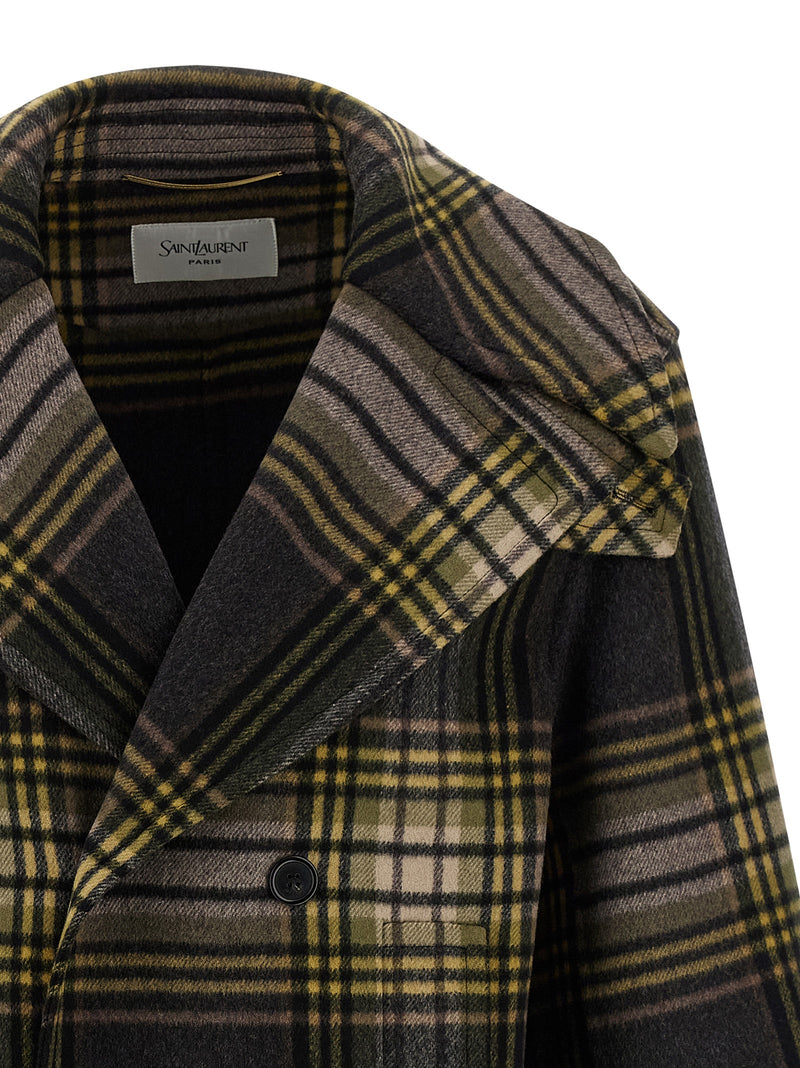 Saint Laurent Caban Coat | Urbalenti™ NYC