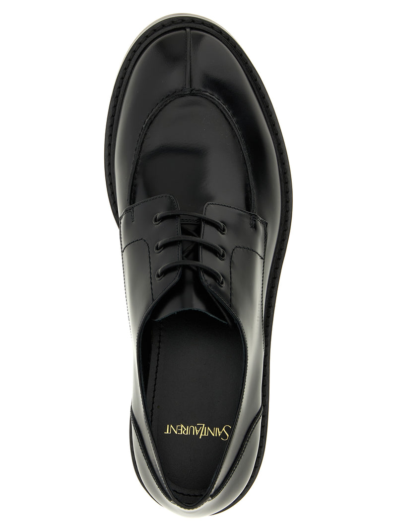 Saint Laurent Lino Lace Up Shoes | Urbalenti™ NYC