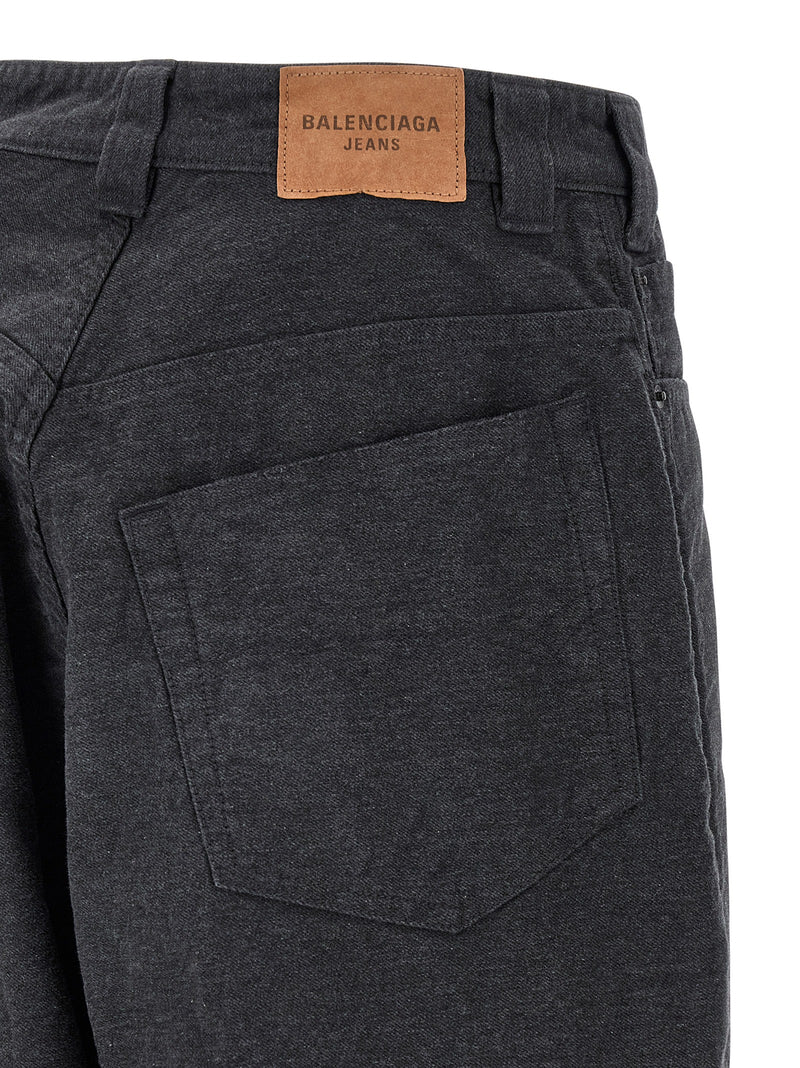 Pantalones de chándal Balenciaga Trompe L'Œil - Denim de algodón - Estilo 5TSWB31140 | URBALENTI ™