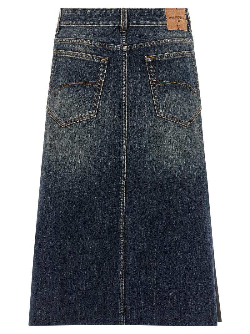 Balenciaga Balenciaga Hybrid Pleated Skirt