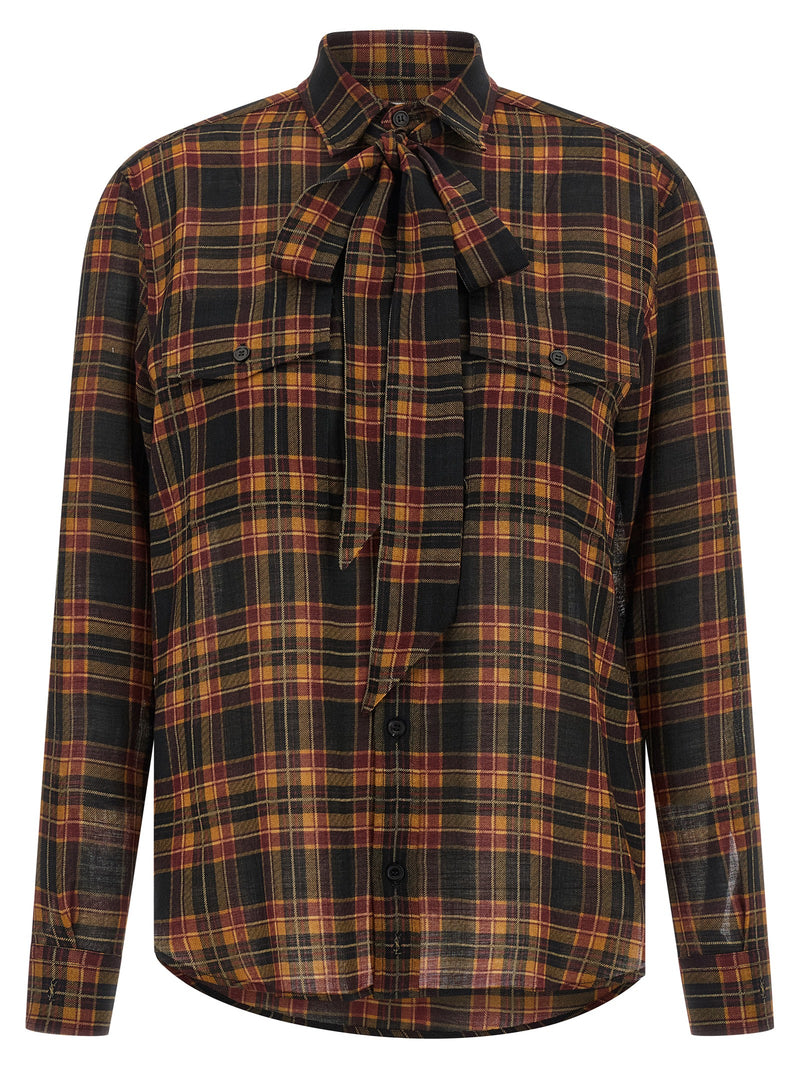 Saint Laurent Saint Laurent Cassandre Lavallière Shirt