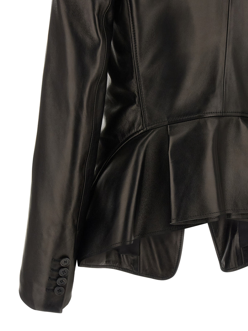Alexander McQueen Nappa Blazer | Urbalenti™ NYC