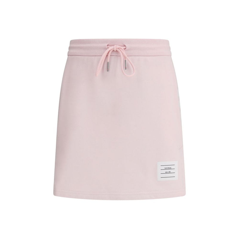 Mini-jupe en coton multicolore Thom Browne